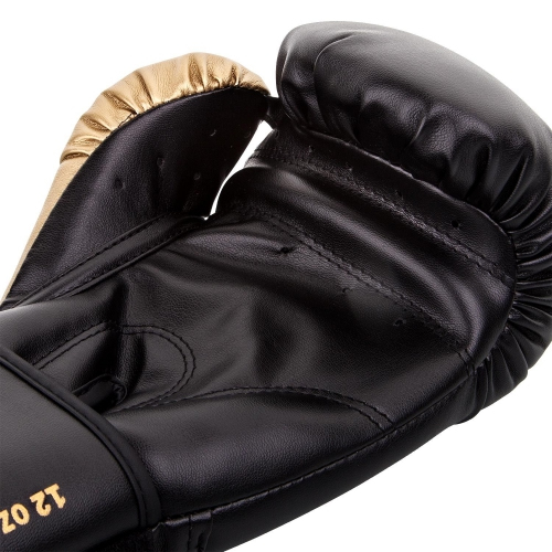 Venum Contender Black Gold boxing gloves photo