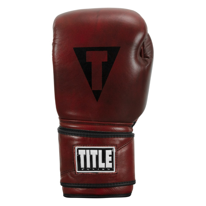 Снарядные перчатки TIitle Boxing Blood Red Leather Bag Gloves цена