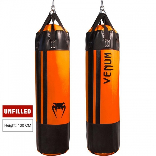 Боксерский мешок Venum Hurricane Punching Bag Black Orange оригінал