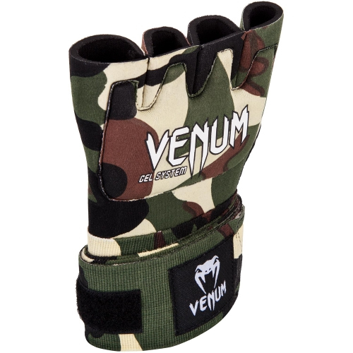 Накладки гелеві бинти Venum Gel Kontact Glove Wraps Forest Camo ціна