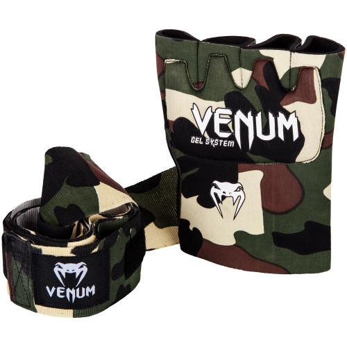 Накладки гелеві бинти Venum Gel Kontact Glove Wraps Forest Camo оригінал