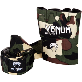 Накладки гелевые бинты Venum Gel Kontact Glove Wraps Forest Camo, Фото № 5