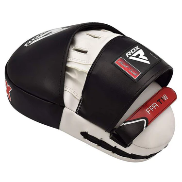 Лапи RDX T1 Curved Boxing Pads White\Black купити