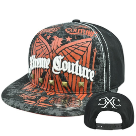 Бейсболка Xtreme Couture by Affliction Flat Bill Snapback Black