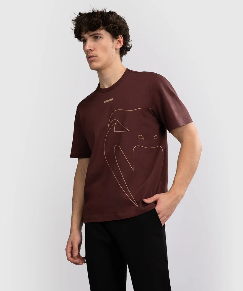 Футболка Venum Giant Connect T-Shirt - Chocolate Brown фото
