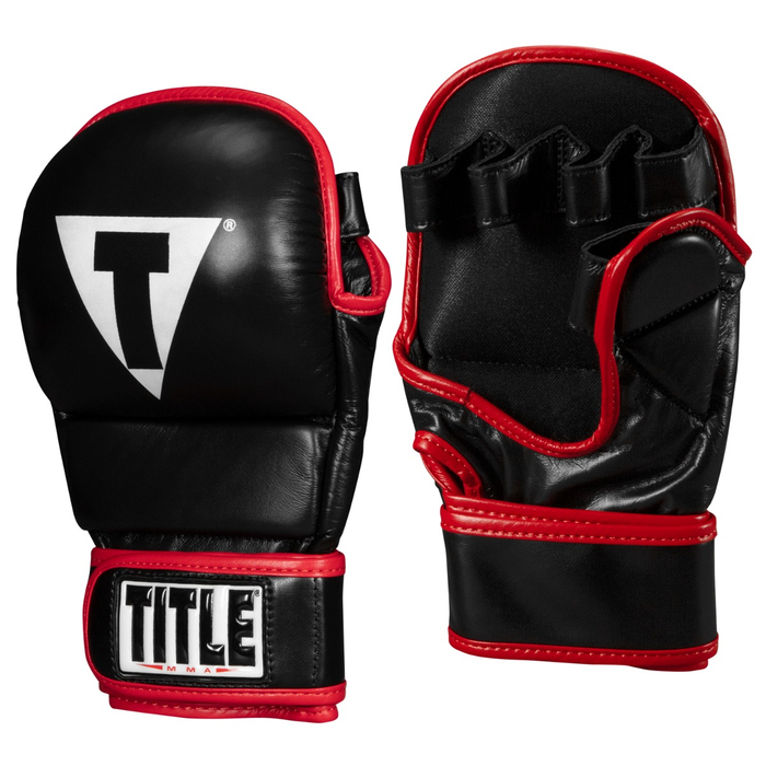 Рукавиці для єдиноборств Title MMA Perform Safe Spar Glove 2.0 Black Red купити