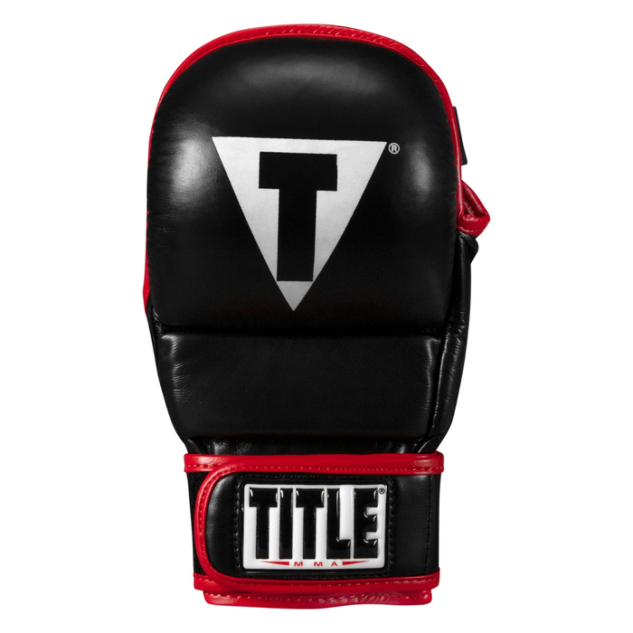 Рукавиці для єдиноборств Title MMA Perform Safe Spar Glove 2.0 Black Red ціна