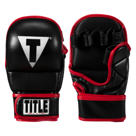 Перчатки для единоборств Title MMA Perform Safe Spar Glove 2.0 Black Red