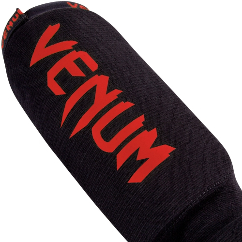 Защита голени и голеностопа Venum Kontact Shinguards Black Red оригінал