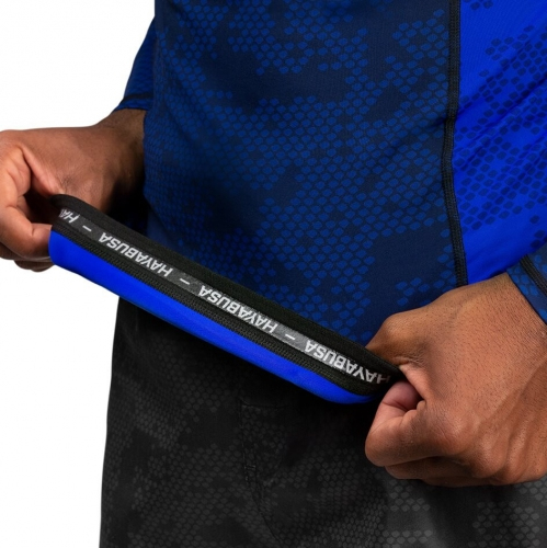 Hayabusa Arrow Ranked Long Sleeve Rashguard Blue size