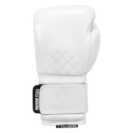 Боксерские перчатки Title Boxing Ko-Vert Training Gloves White, Фото № 2