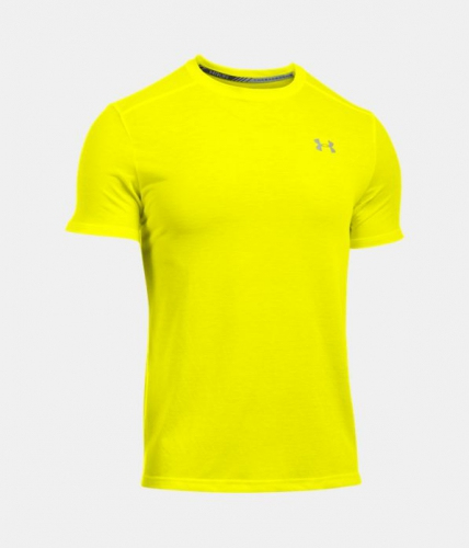 Under Armour Threadborne Streaker Yellow T-shirt photo