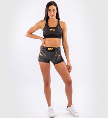 Женские шорты Venum Authentic UFC FightNight Short Tudo Black Gold размер