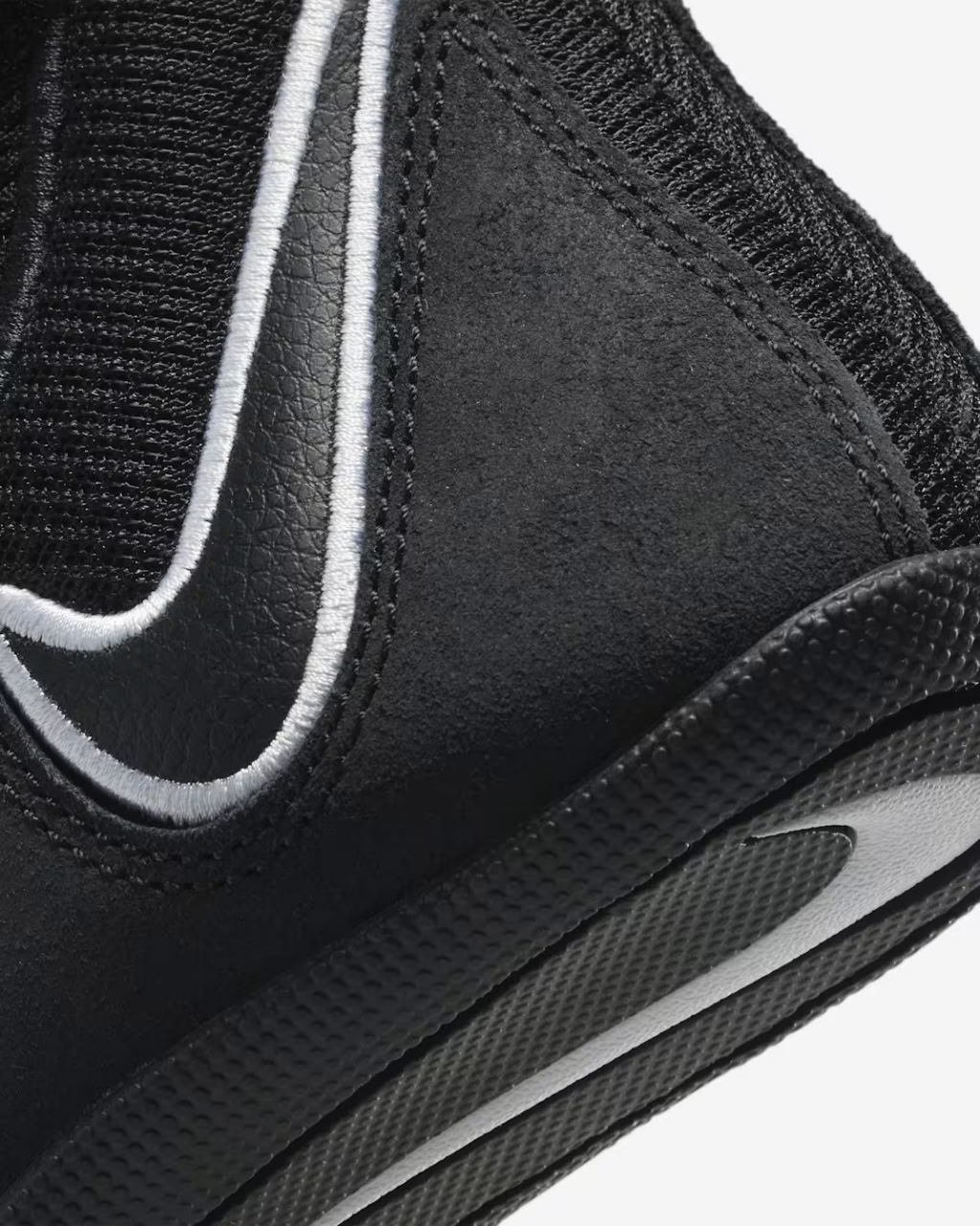 Nike Youth Speedsweep VIII GS Wrestling Shoes Black White Black Wolf Grey cost