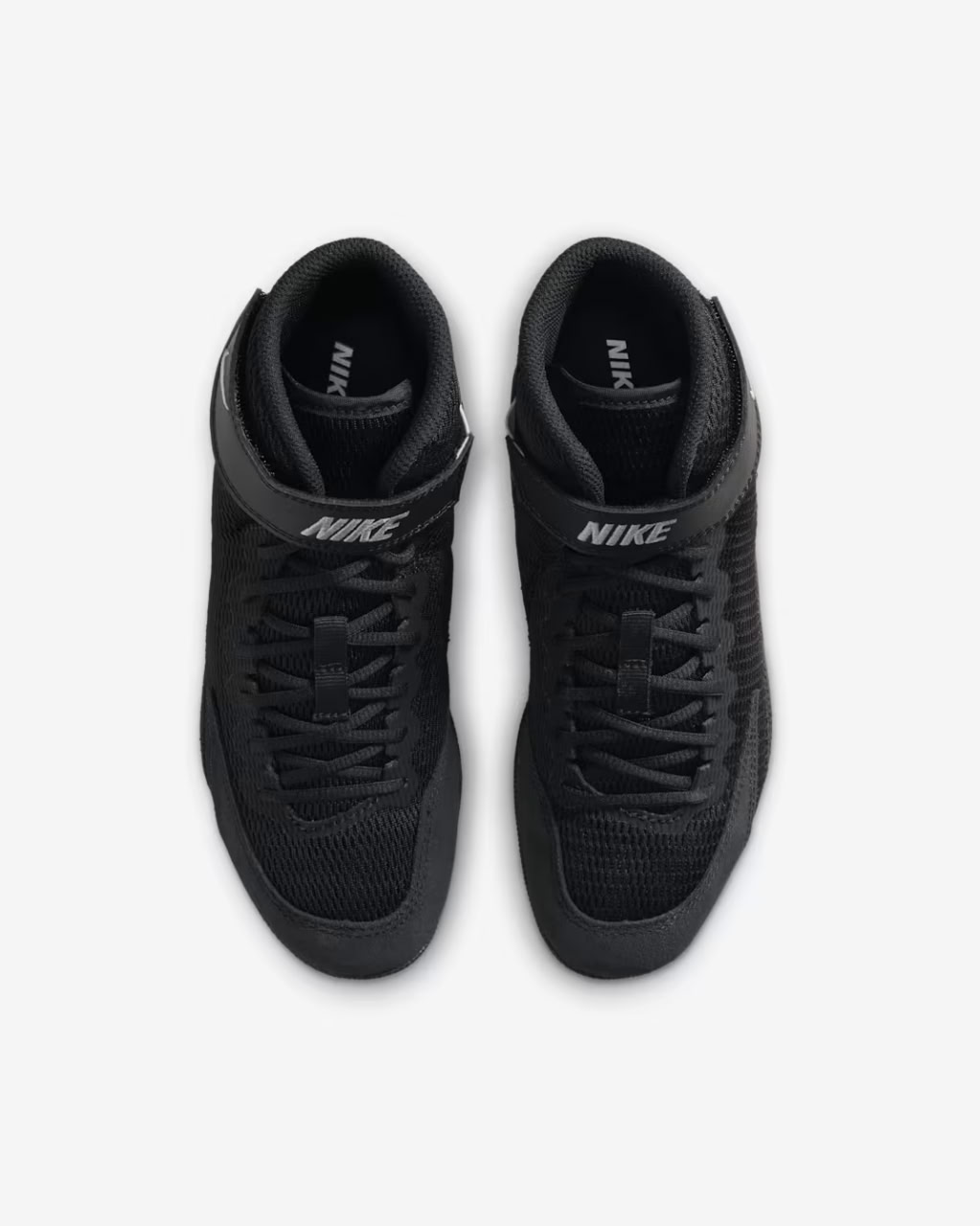 Nike Youth Speedsweep VIII GS Wrestling Shoes Black White Black Wolf Grey photo