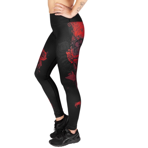 Жіночі легінси Venum Santa Muerte 3.0 Leggings For Women Black Red купити