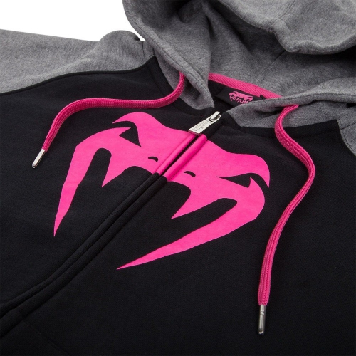Womens Venum Infinity Hoody With Zip Black Grey photo