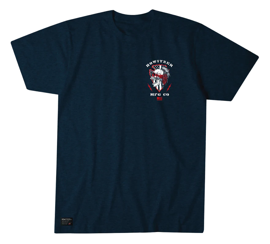 Howitzer From Afar Shortsleeve Tee Denim/Black Heather T-shirt buy