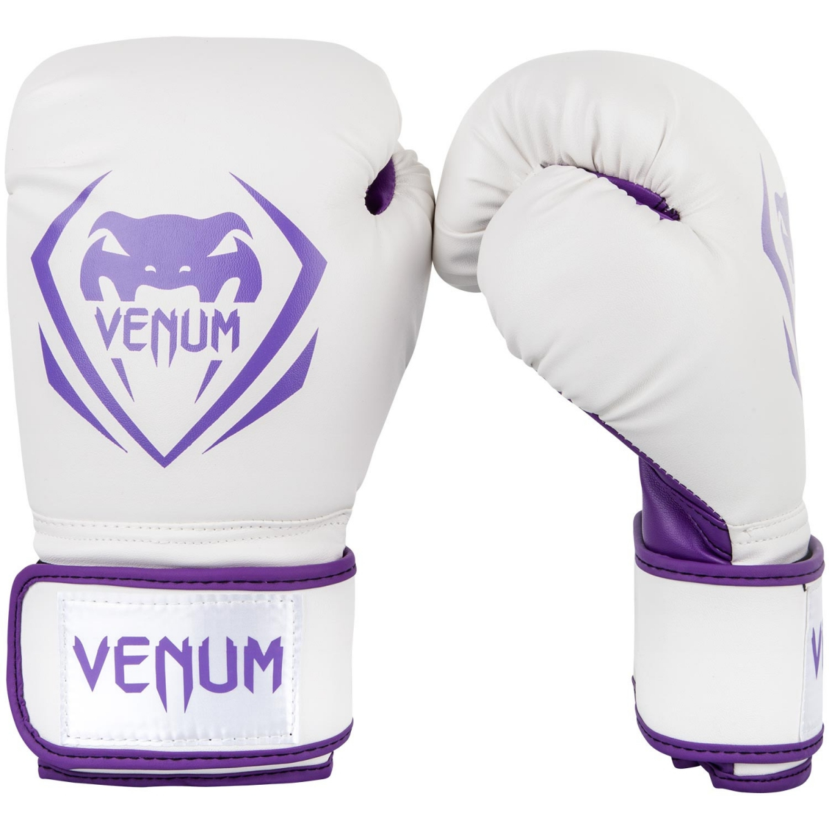 Боксерские перчатки Venum Contender Boxing Gloves White Purple