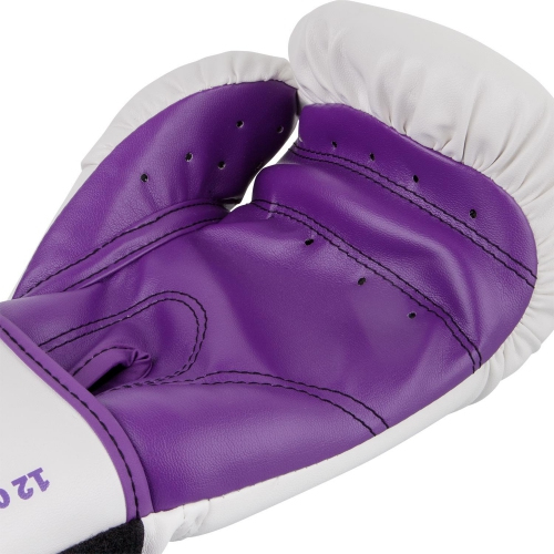 Боксерские перчатки Venum Contender Boxing Gloves White Purple цена