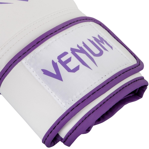 Боксерские перчатки Venum Contender Boxing Gloves White Purple фото