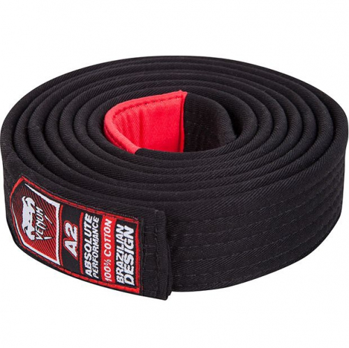 Пояс для кімоно Venum BJJ Belt - Black купити