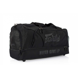 Сумка спортивная Fairtex Heavy Duty Gym Bag Black on Black, Фото № 2