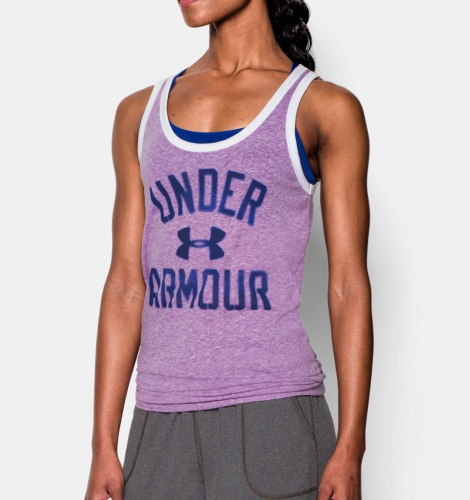 Женская майка Under Armour Favorite Graphic Tank Mega Magenta купить