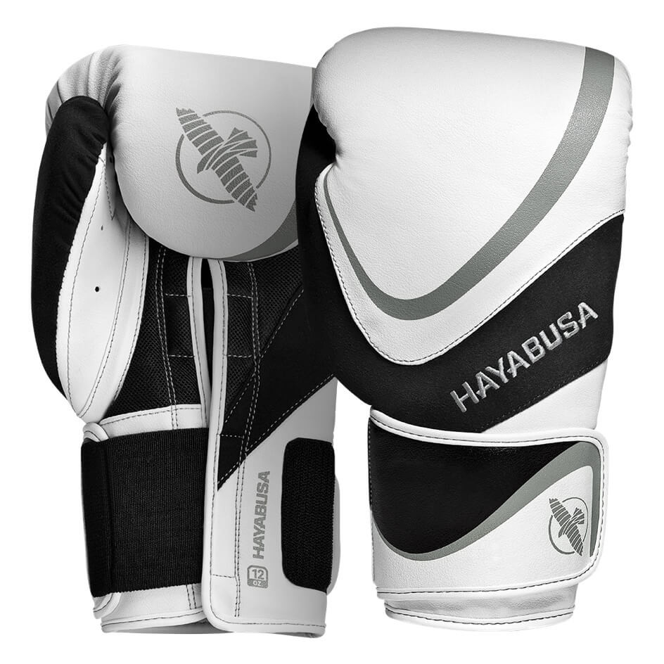 Боксерские перчатки Hayabusa H5 Boxing Gloves White Grey