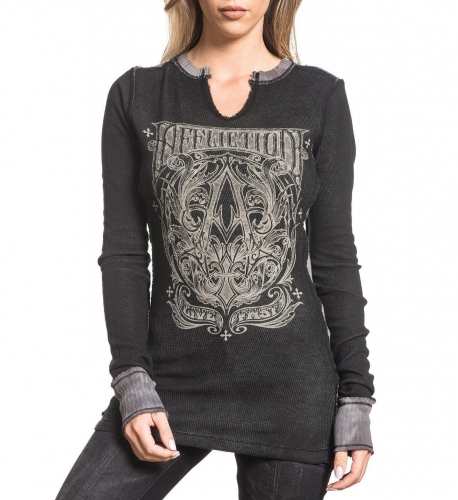 Двустороння термалка Affliction Rossellini Reversible Thermal купить
