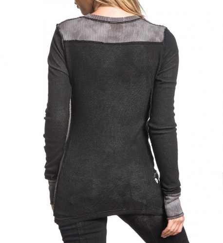 Двустороння термалка Affliction Rossellini Reversible Thermal фото