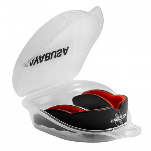 Капа Hayabusa Combat Mouth Guard Black Red розмір