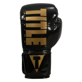 Боксерские перчатки Title Boxing Inferno Intensity Elastic Training Gloves Black Gold, Фото № 2