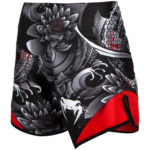 MMA shorts Venum Koi 2.0 Fightshorts Black White photo