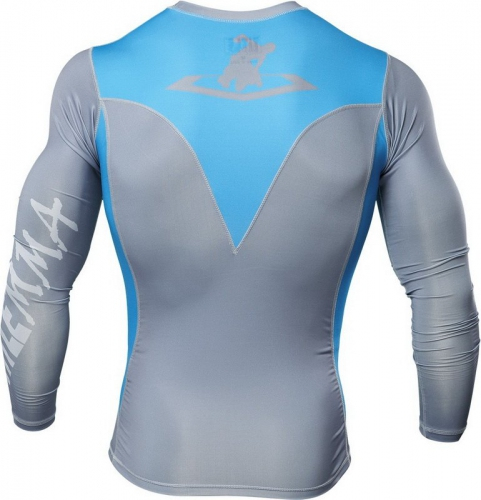 Рашгард Title MMA Endurance Rash Guard Grey-Royal с дл. рукавом купити