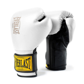 Боксерські рукавиці Everlast 1910 Advanced Boxing Gloves White