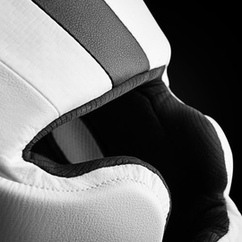 Шлем Hayabusa T3 Striking Headgear White Black, Фото № 4