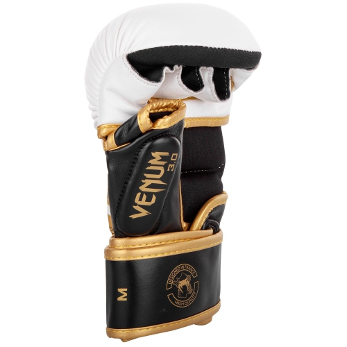 MMA gloves Venum Challenger 3.0 MMA Gloves White Black photo
