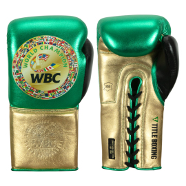 Боксерские перчатки Title WBC Green Belt Sparring Gloves, Фото № 2