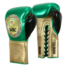 Боксерские перчатки Title WBC Green Belt Sparring Gloves
