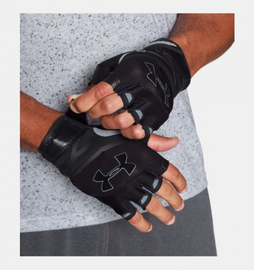 Перчатки для тренажерного зала Under Armour Resistor Half-Finger Training Gloves Blue, Фото № 2