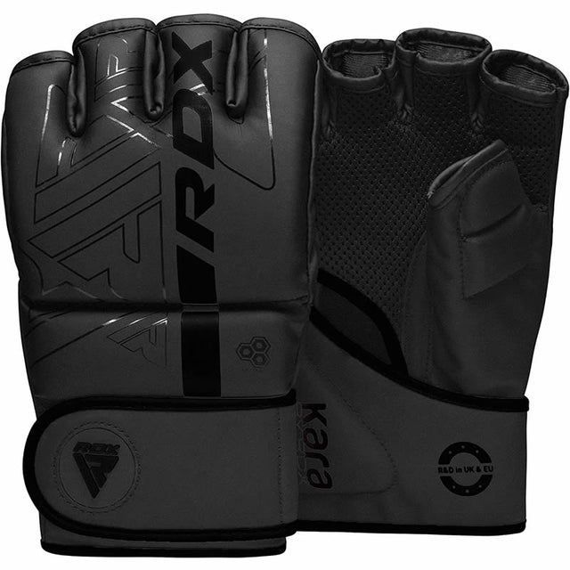 Рукавиці для MMA RDX F6 Kara Grappling Gloves Matte Black купити