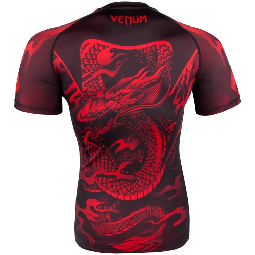 Рашгард Venum Dragons Flight Rashguard Short Sleeves Red купить