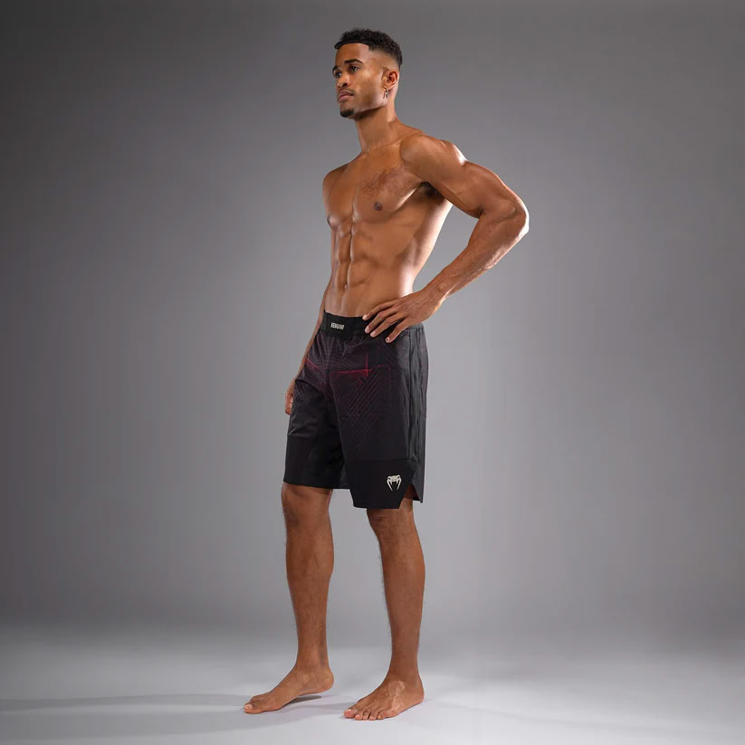 Шорти для ММА Venum G-Fit Air Mens Fight Shorts Deep Black Fire Red ціна