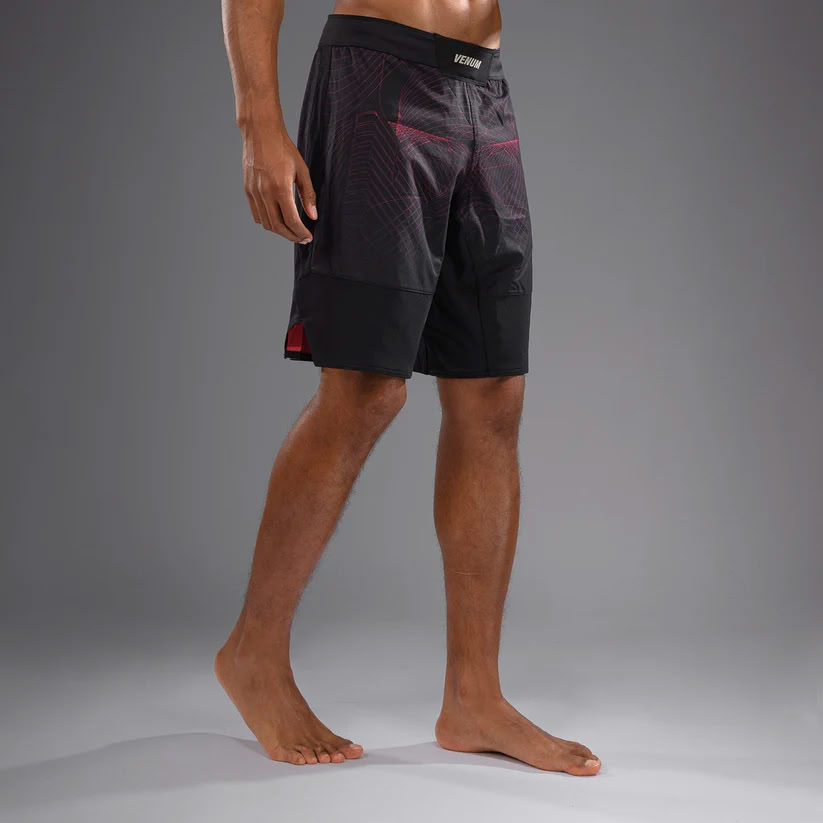 Шорти для ММА Venum G-Fit Air Mens Fight Shorts Deep Black Fire Red фото