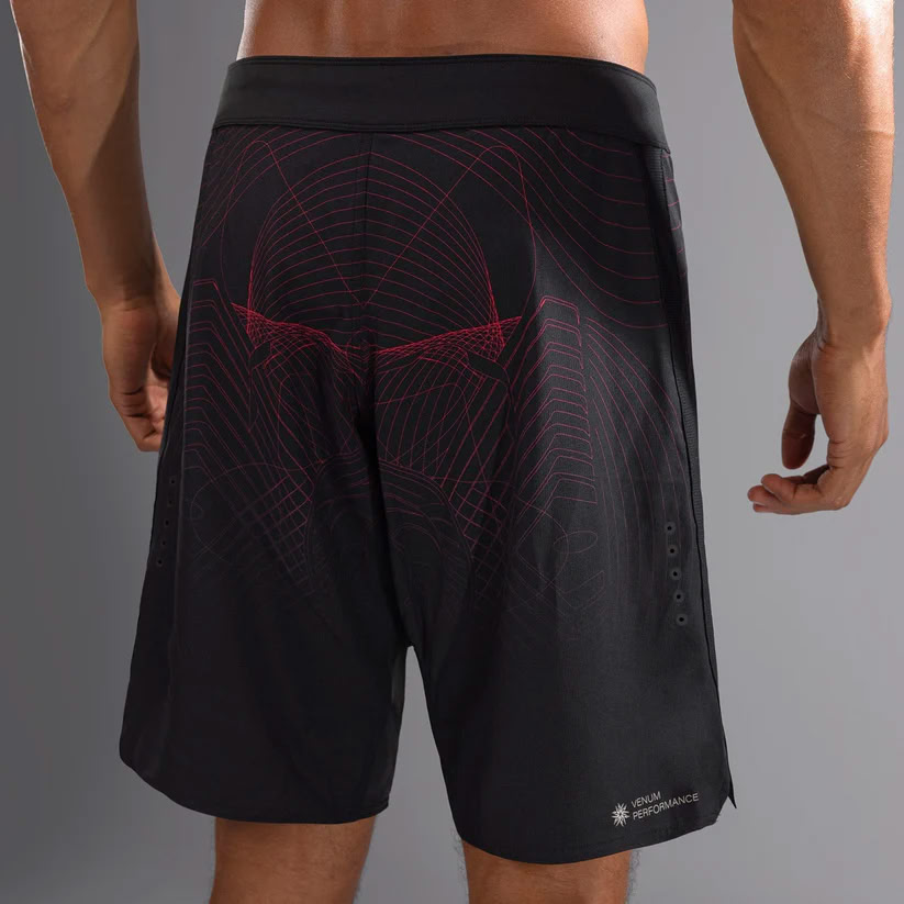 Шорти для ММА Venum G-Fit Air Mens Fight Shorts Deep Black Fire Red розмір