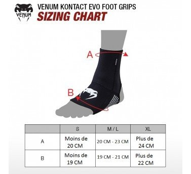 Venum Kontact Evo Foot Grips ankle protection size