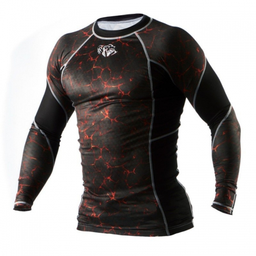 Рашгард Peresvit Immortal Silver Force Rashguard Long Sleeve Lava ціна