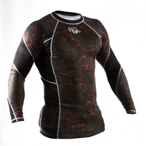 Рашгард Peresvit Immortal Silver Force Rashguard Long Sleeve Lava фото
