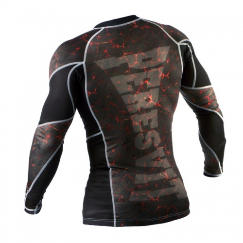 Рашгард Peresvit Immortal Silver Force Rashguard Long Sleeve Lava оригінал